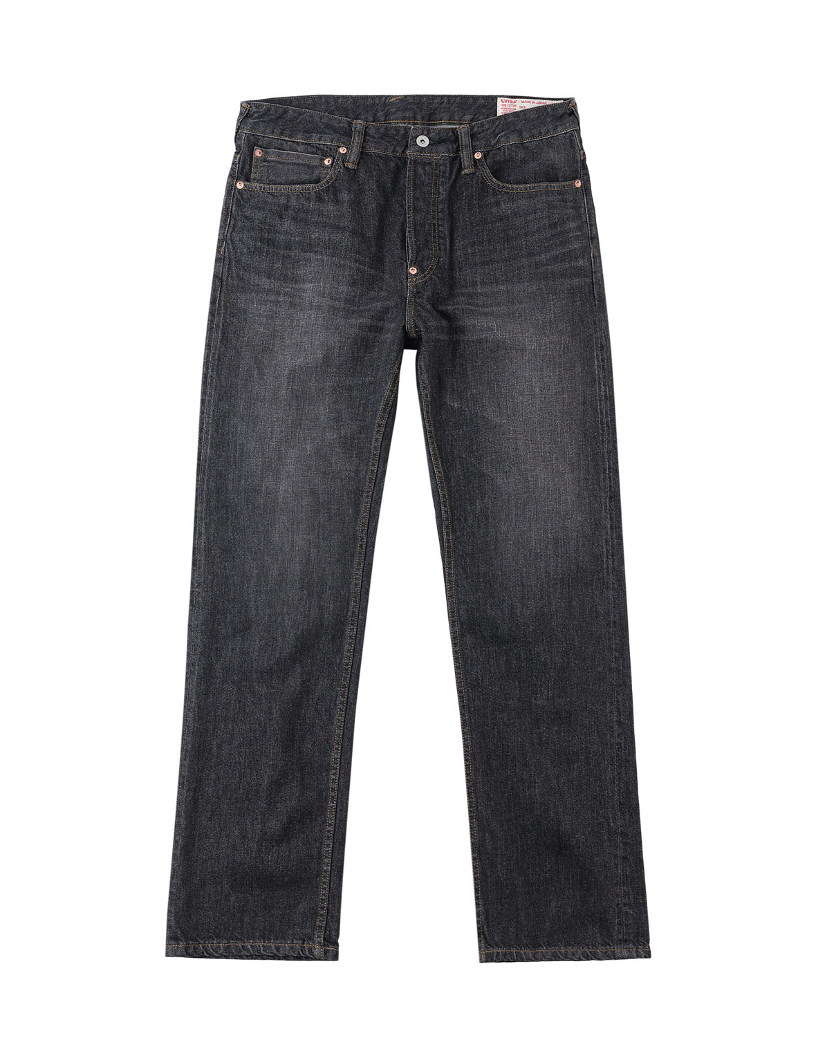 Black Washed Seagull Print Regular Fit Jeans #2020